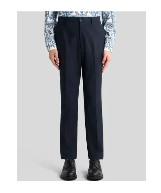 Cotton Jacquard Trousers