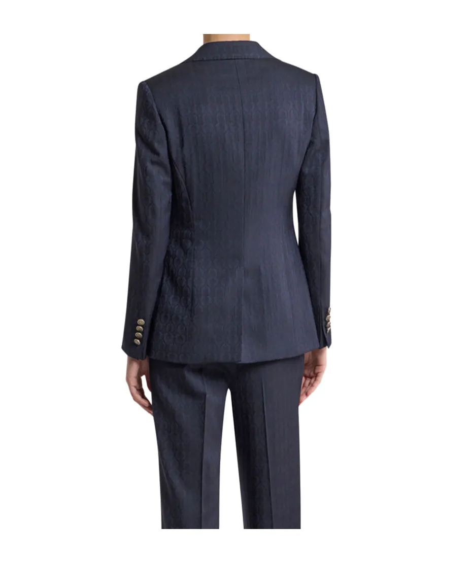 Paisley-Pattern Blazer