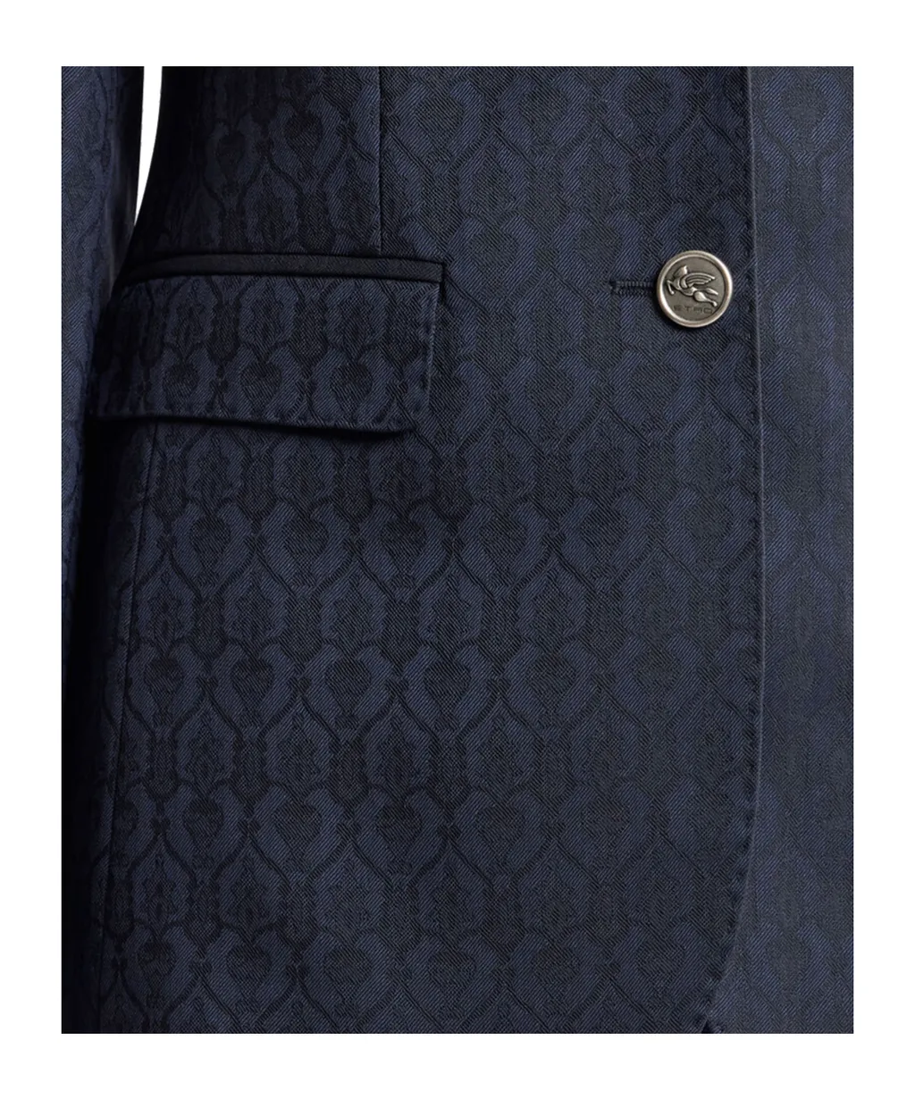 Paisley-Pattern Blazer