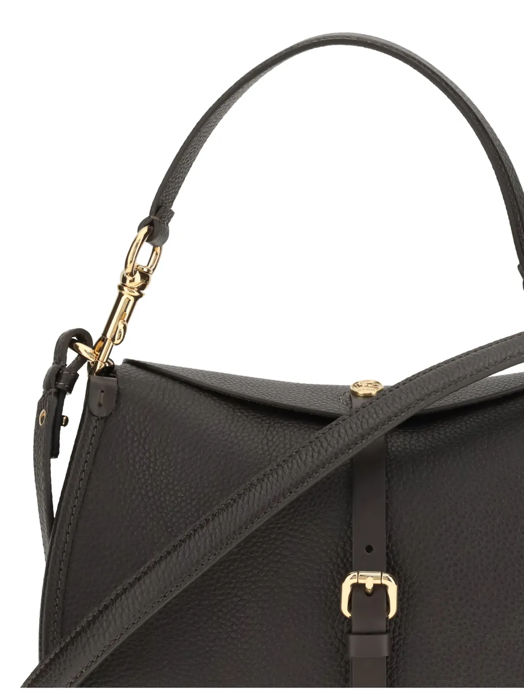 Buckle Detailed Shoulder Bag