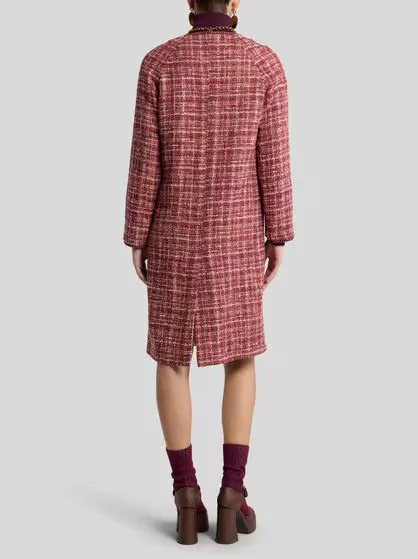 Tweed Single-Breasted Coat