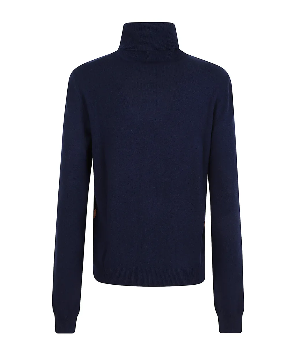 Turtleneck Ribbed Jumper