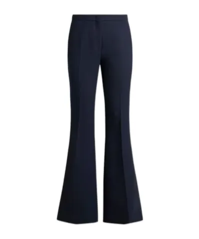 Flared Tricotine Trousers