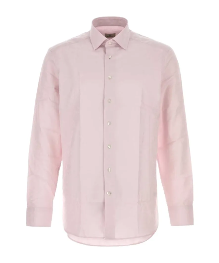 Pattern-Jacquard Shirt