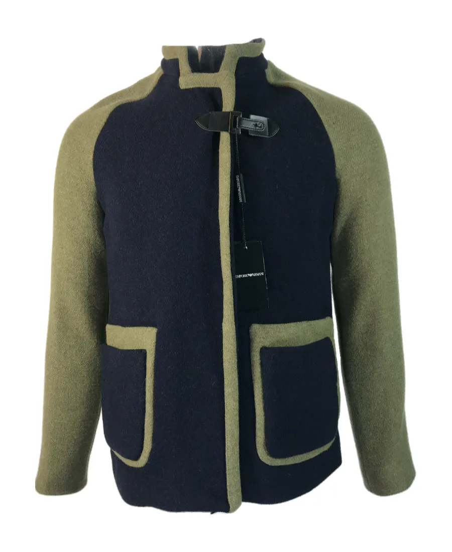 Spliced Long-Sleeved Casual Jacket