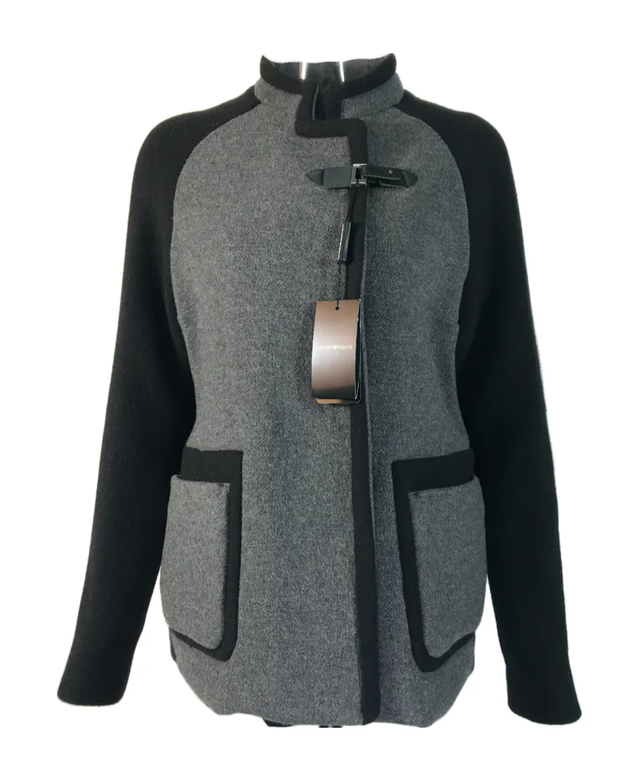 Spliced Long-Sleeved Casual Jacket