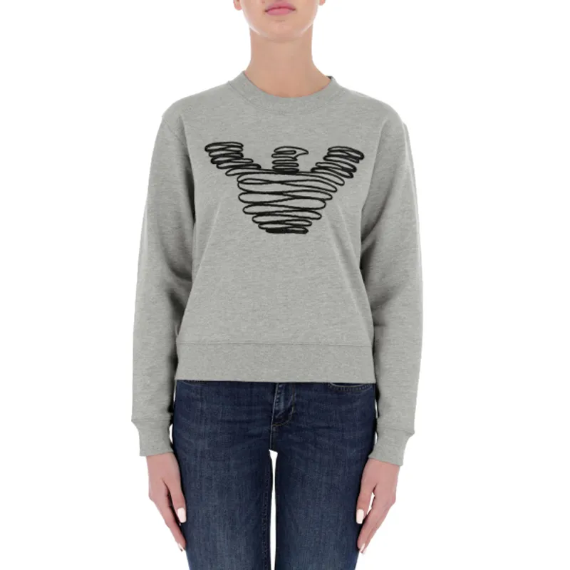 Round Collar Long Sleeve Sweater