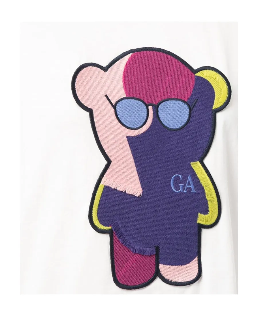 Manga Bear Patch T-Shirt