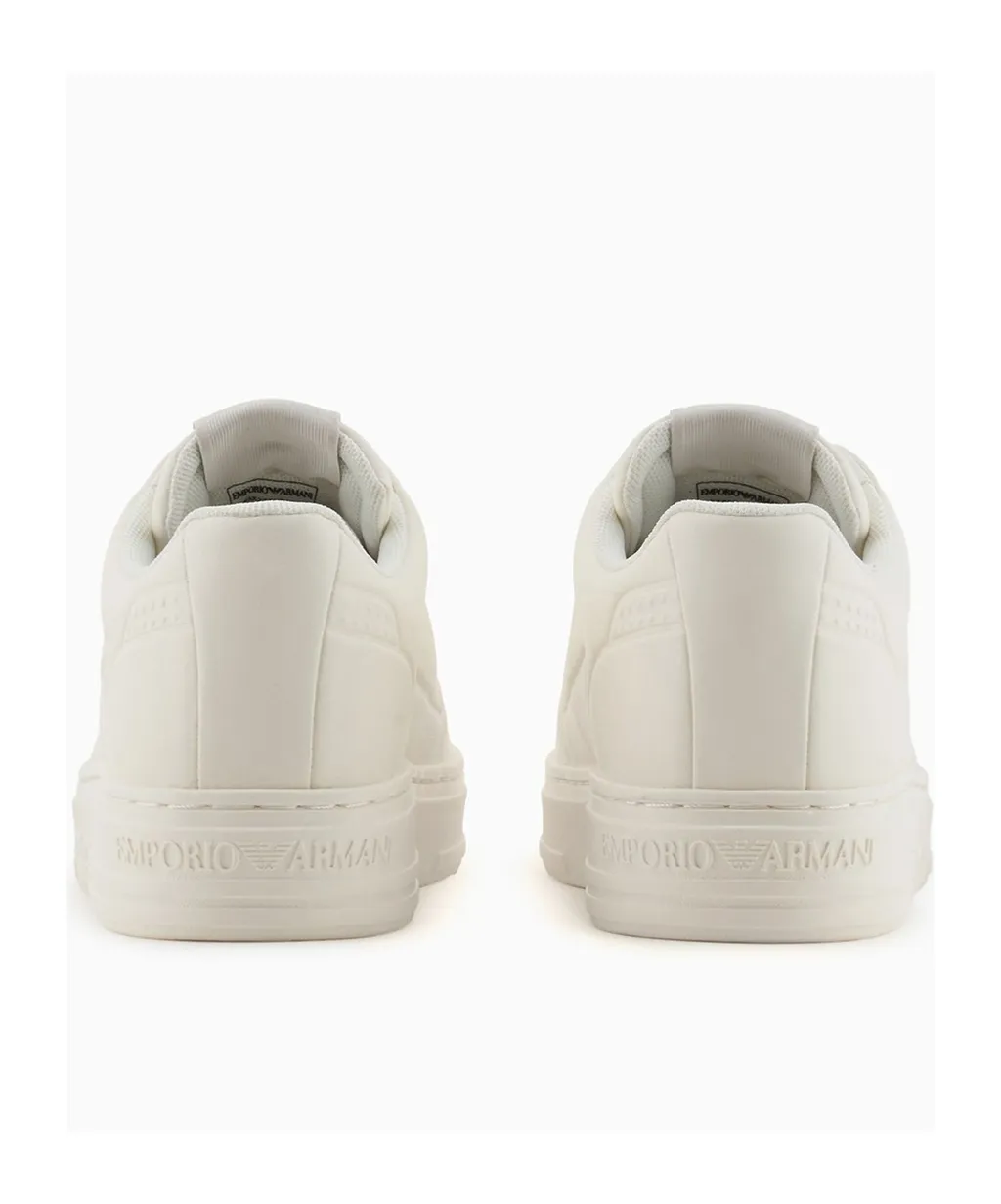 Thermoformed-Detailed Lace-Up Sneakers