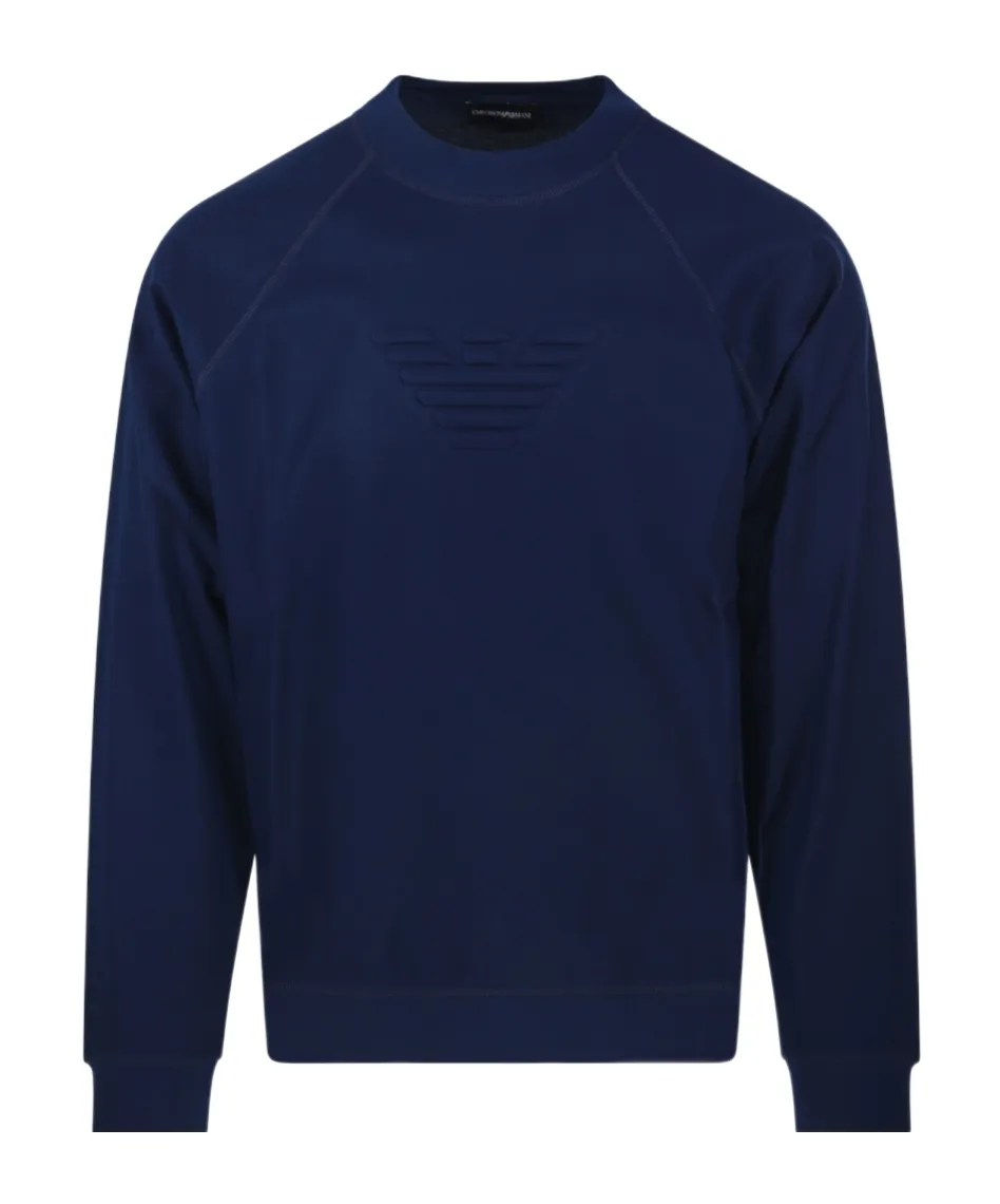 Logo Embossed Crewneck Sweatshirt