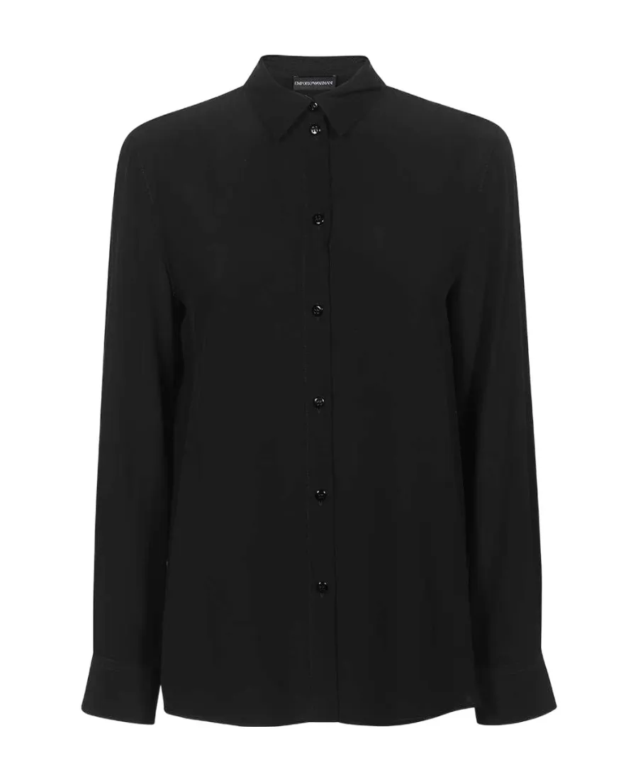 Button-Up Silk Shirt