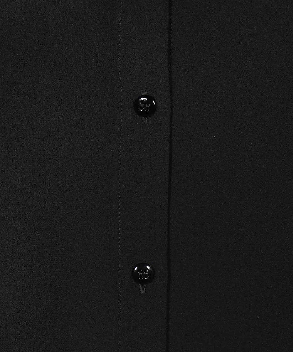 Button-Up Silk Shirt