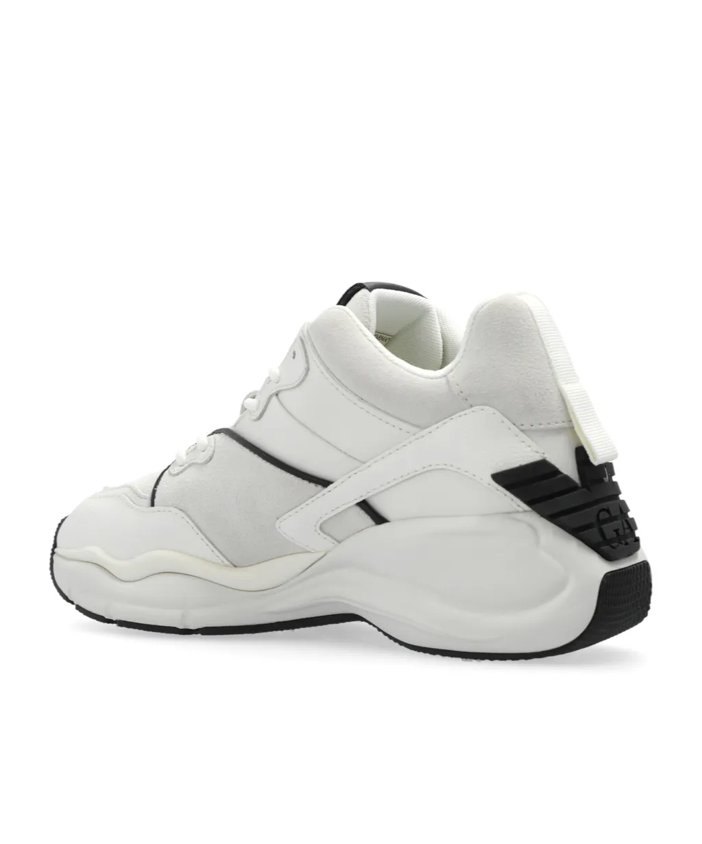 Round Toe Panelled Sneakers