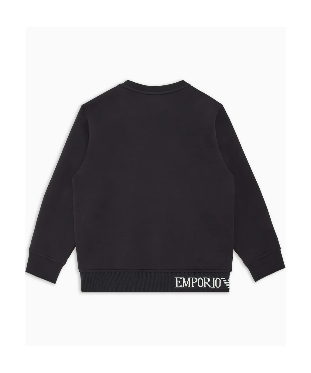 Logo-Trim Jersey Sweatshirt