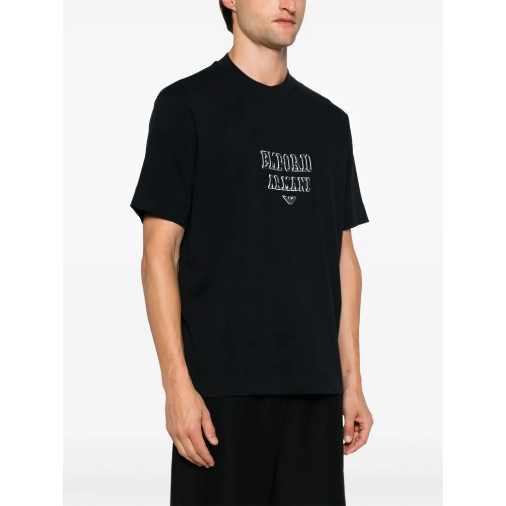 Logo Embroidered Crewneck T-Shirt