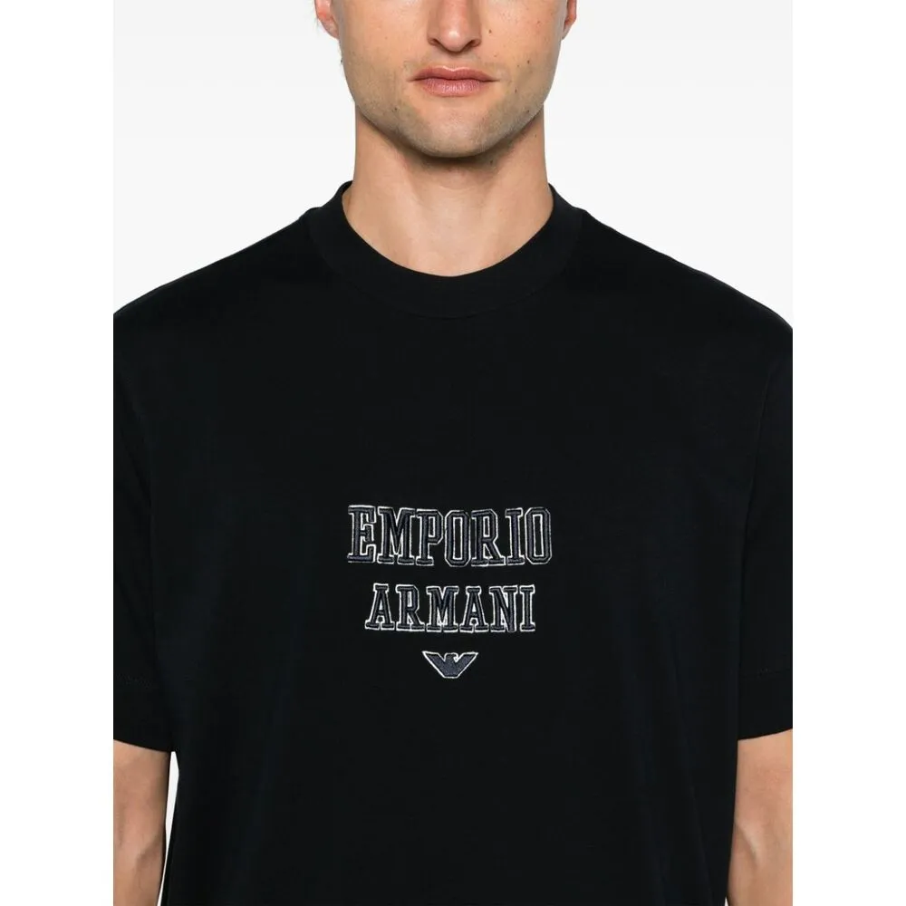 Logo Embroidered Crewneck T-Shirt