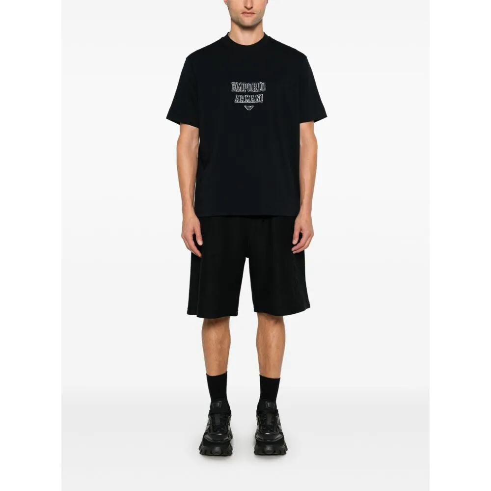Logo Embroidered Crewneck T-Shirt