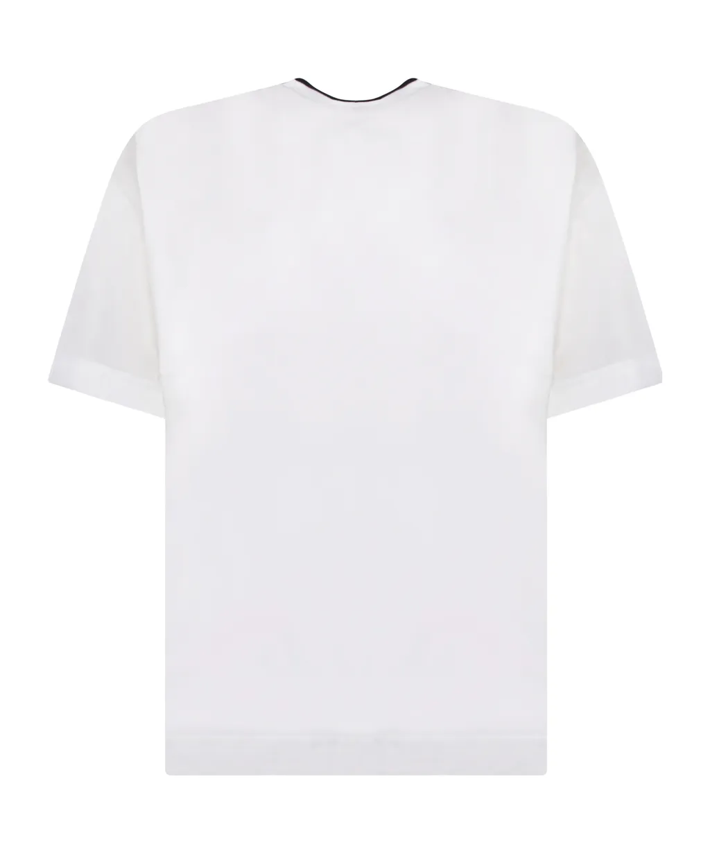 Logo Embroidered Crewneck T-Shirt
