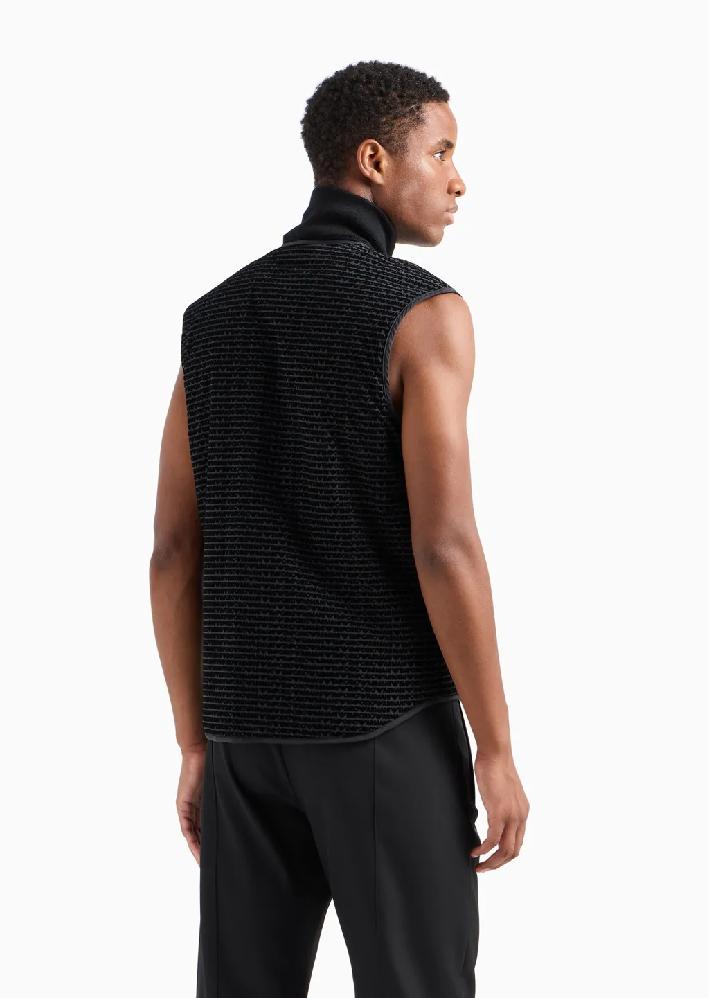 Stand-Collar Zipper Vest