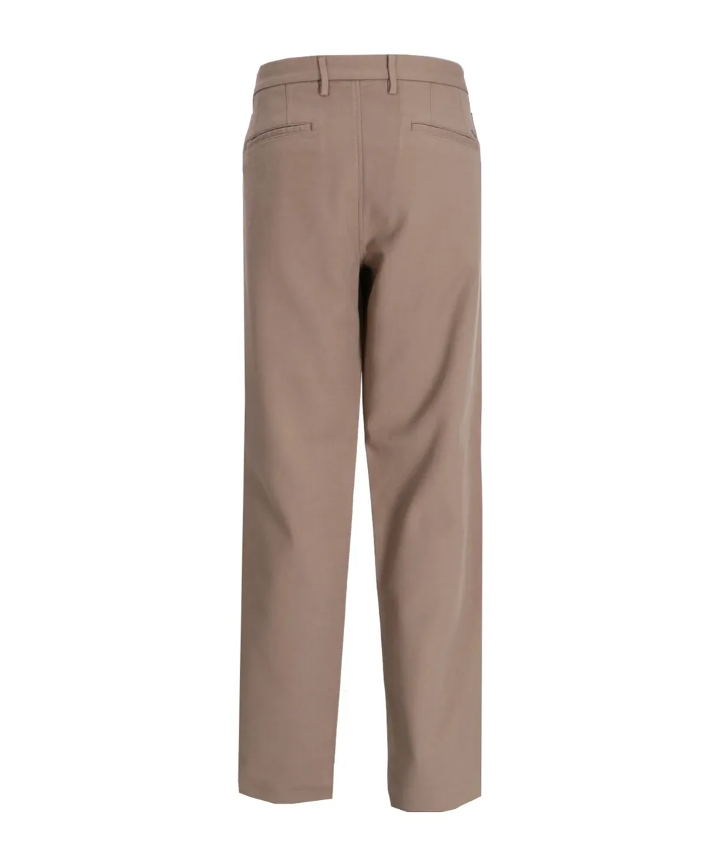 Straight-Leg Cotton Chino Trousers