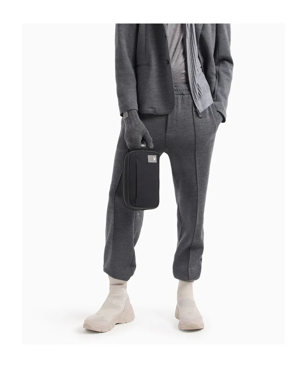 Wool-Blended Knitted Jogging Pants