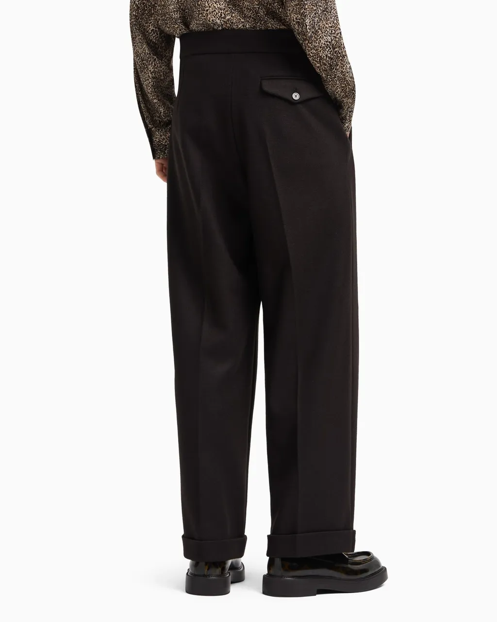 Pleat-Detail Trousers