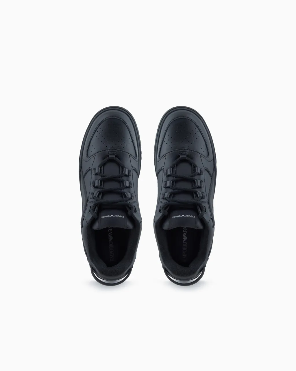Maxi-Logo Leather Sneakers