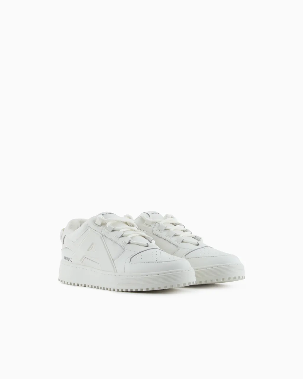 Round-Toe Lace-Up Sneakers