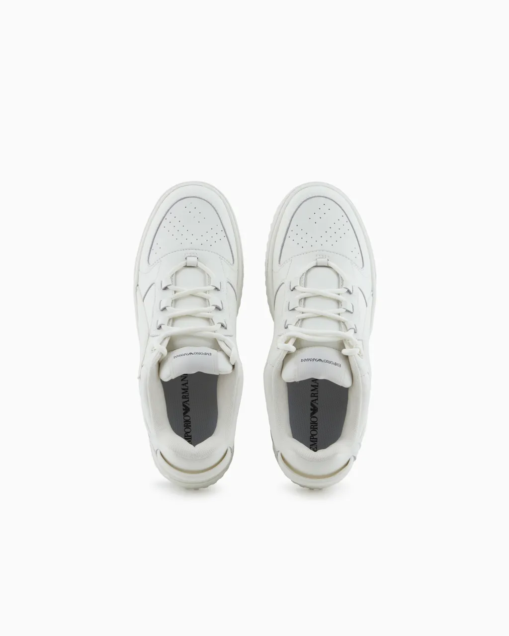 Round-Toe Lace-Up Sneakers