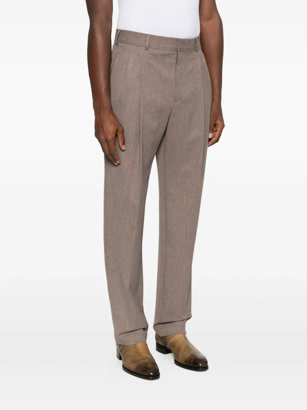 Casual Pants With Belt Loops