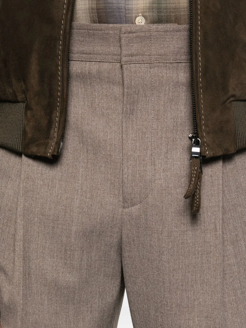 Casual Pants With Belt Loops