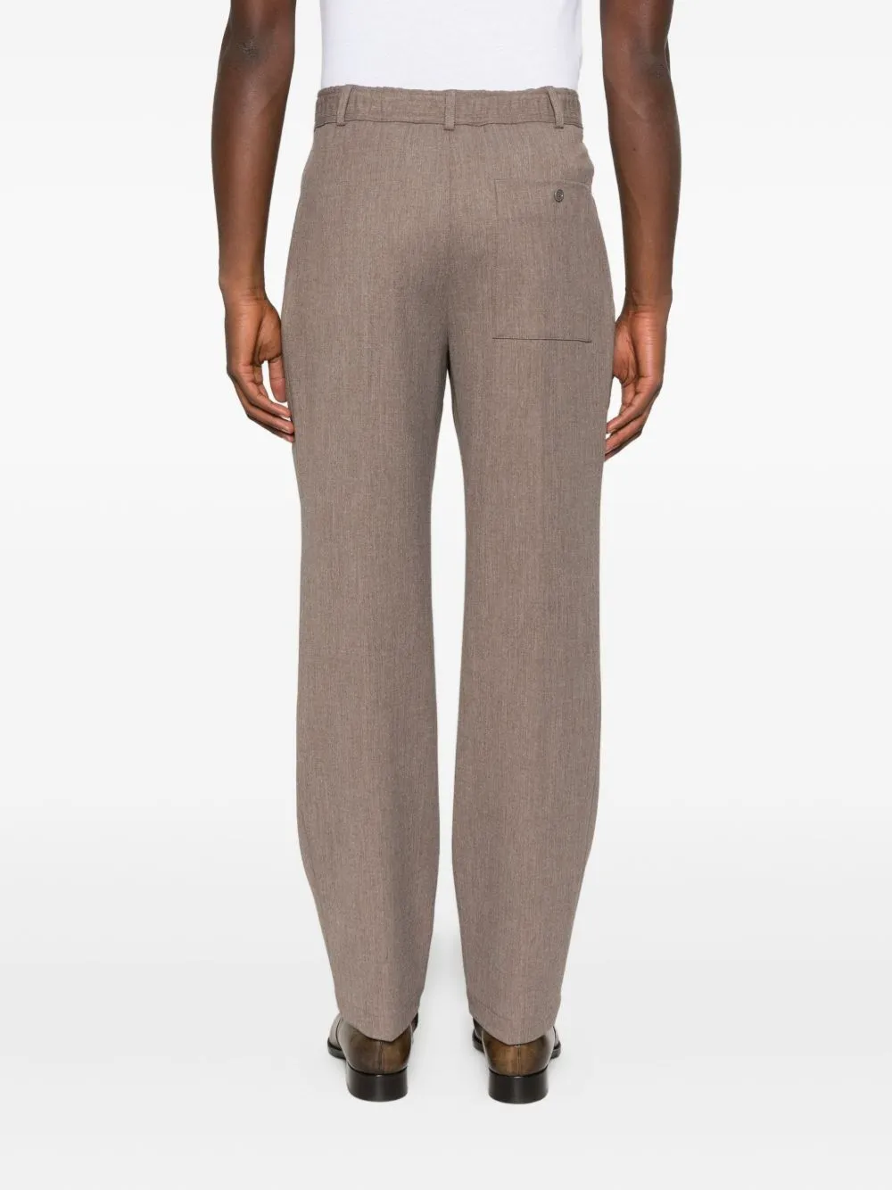 Casual Pants With Belt Loops