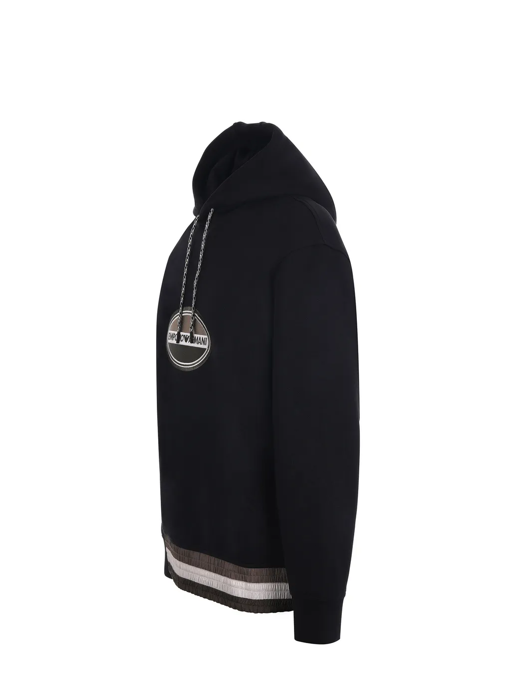 Logo Embroidered Drawstring Hoodie