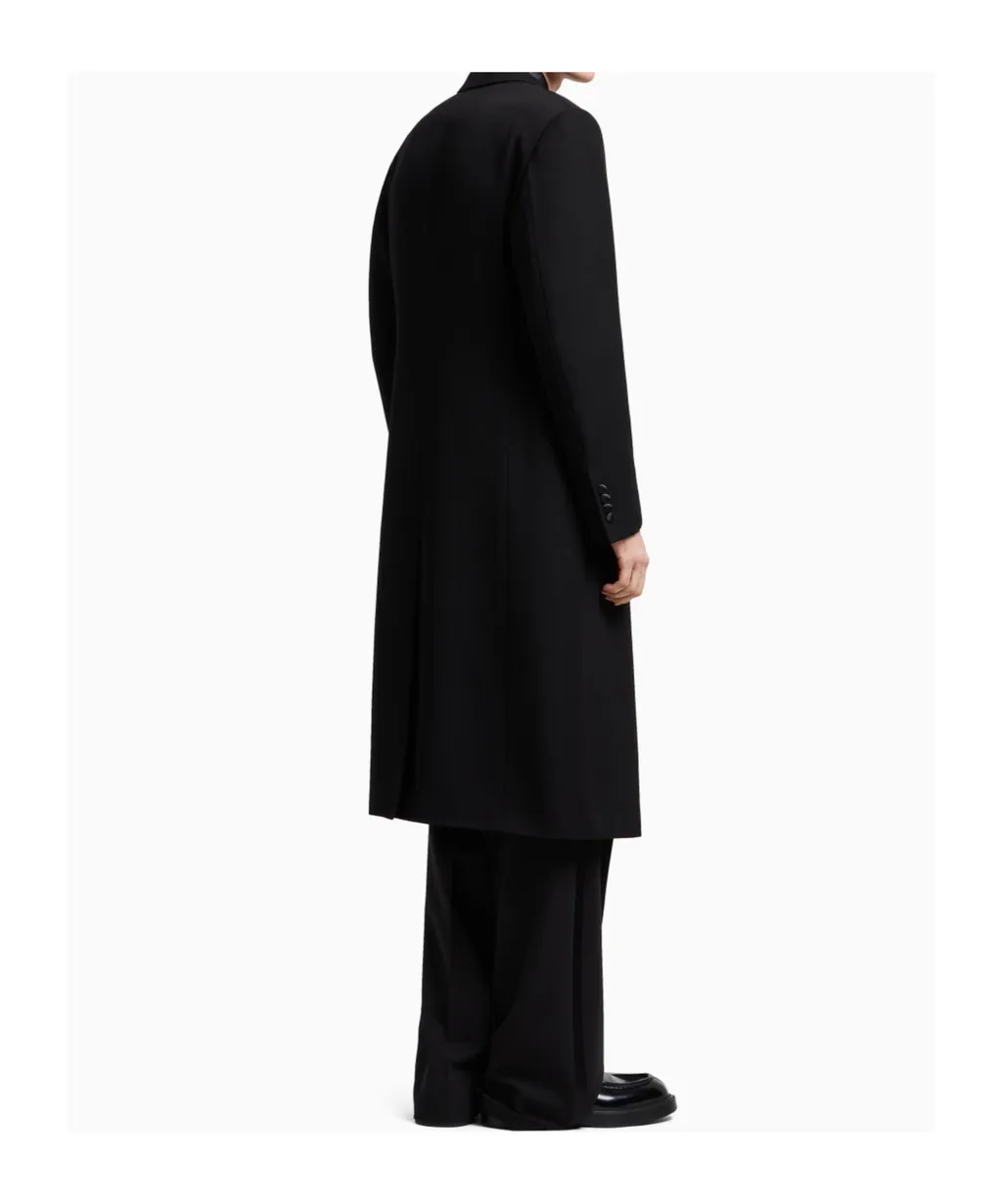 Wool Double-Breasted Coat