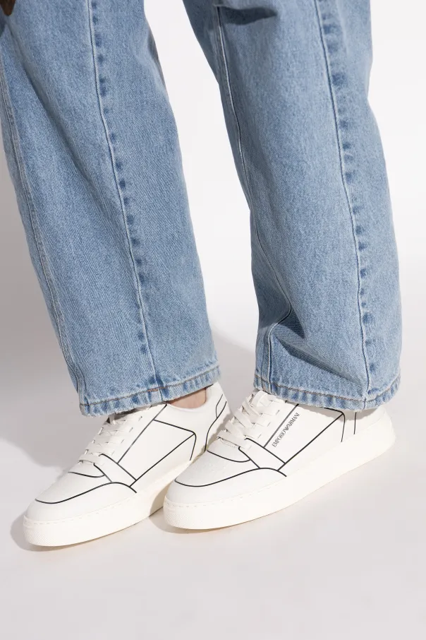 Logo Printed Low-Top Sneakers