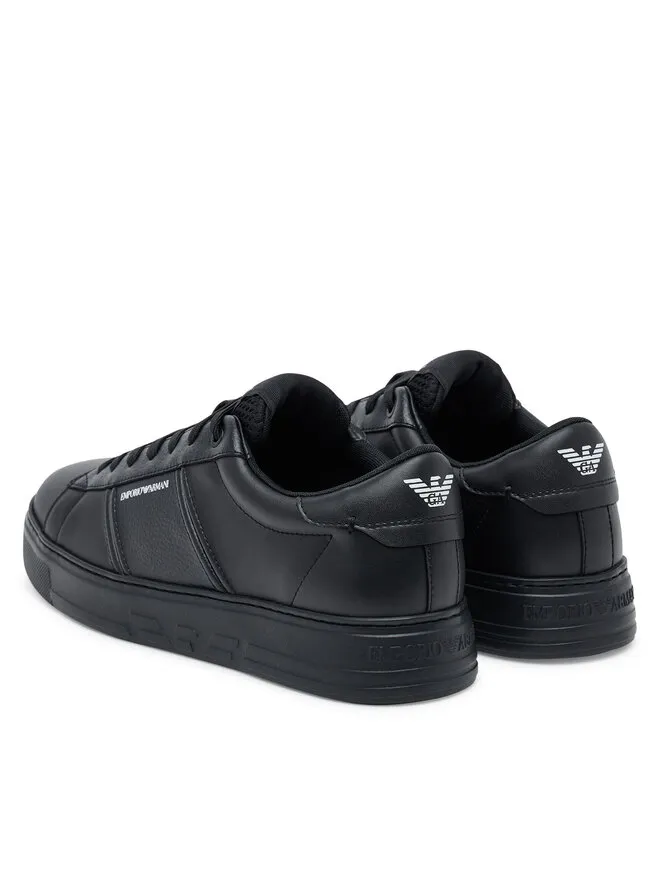 Panelled Lace-Up Sneakers