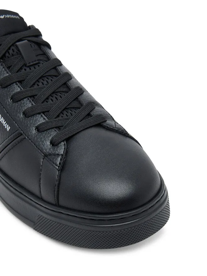 Panelled Lace-Up Sneakers