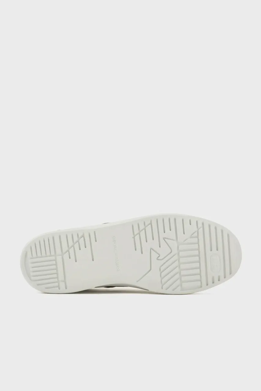 Panelled Lace-Up Sneakers