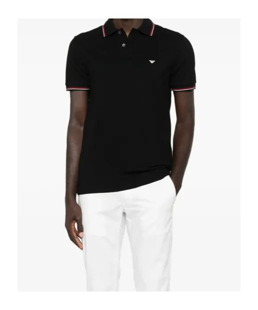 Tipped-Collar Polo Shirt
