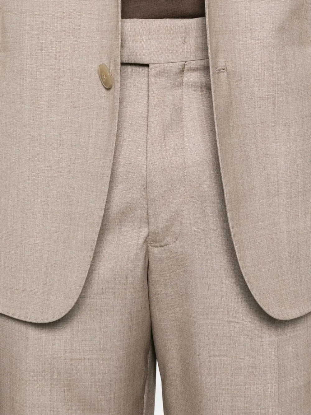 Notched-Lapel Single-Breasted Suit