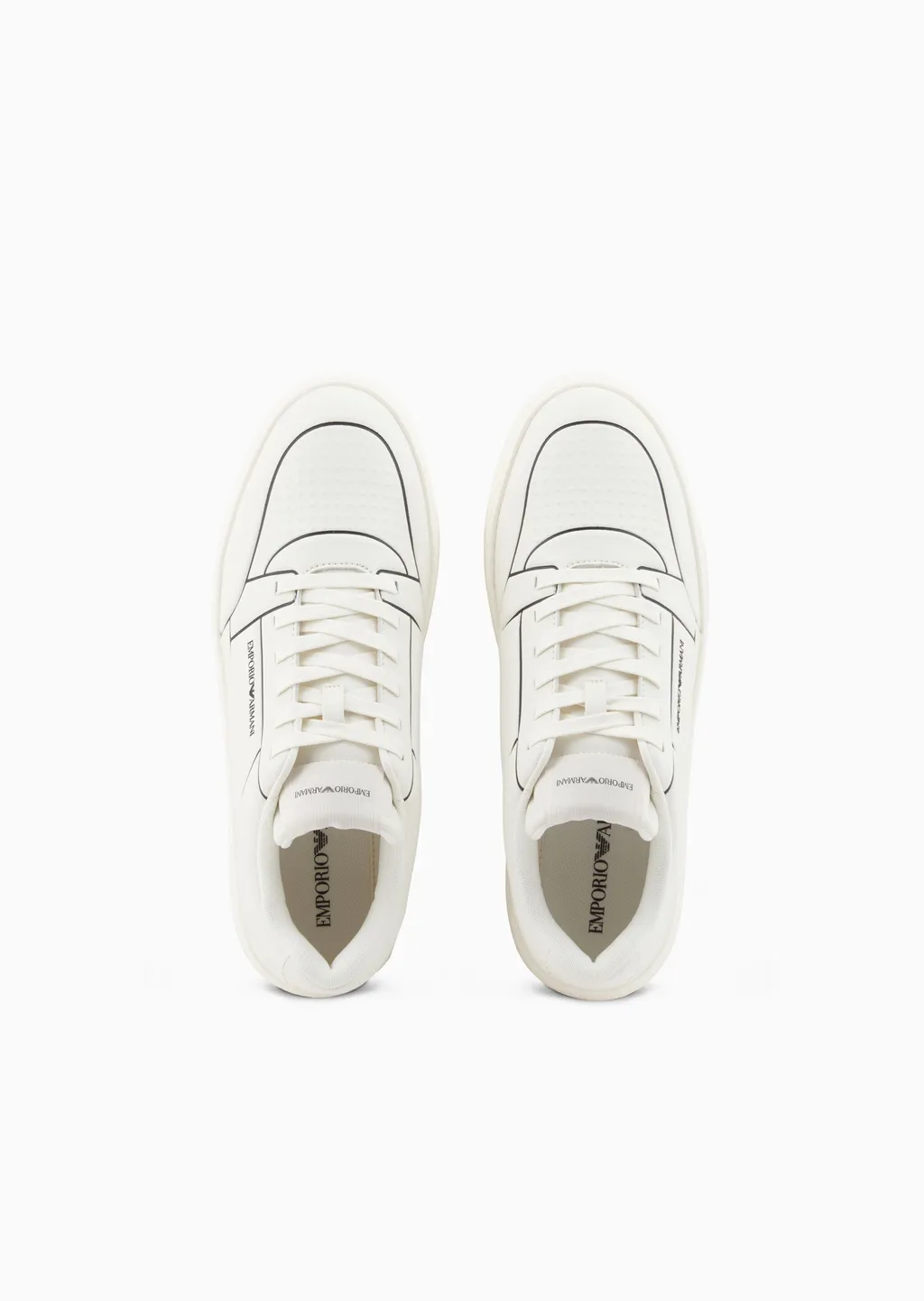 Logo-Detail Leather Sneakers