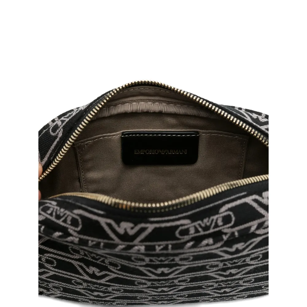 Logo-Monogram Crossbody Bag