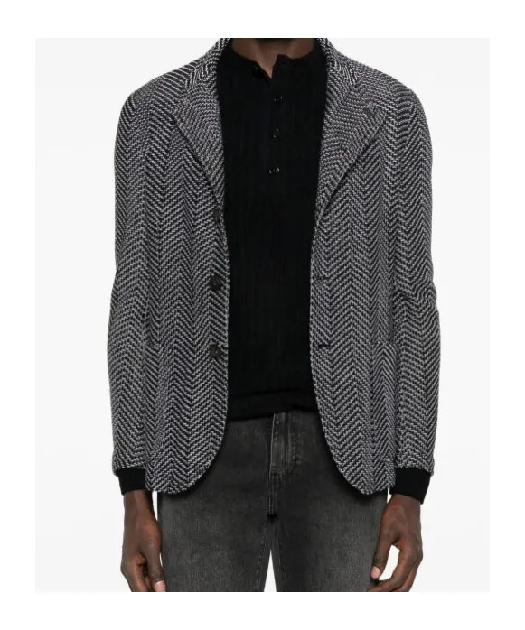 Zigzag-Pattern Jacket