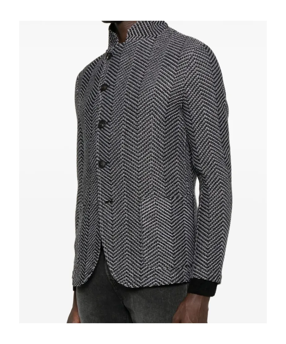Zigzag-Pattern Jacket