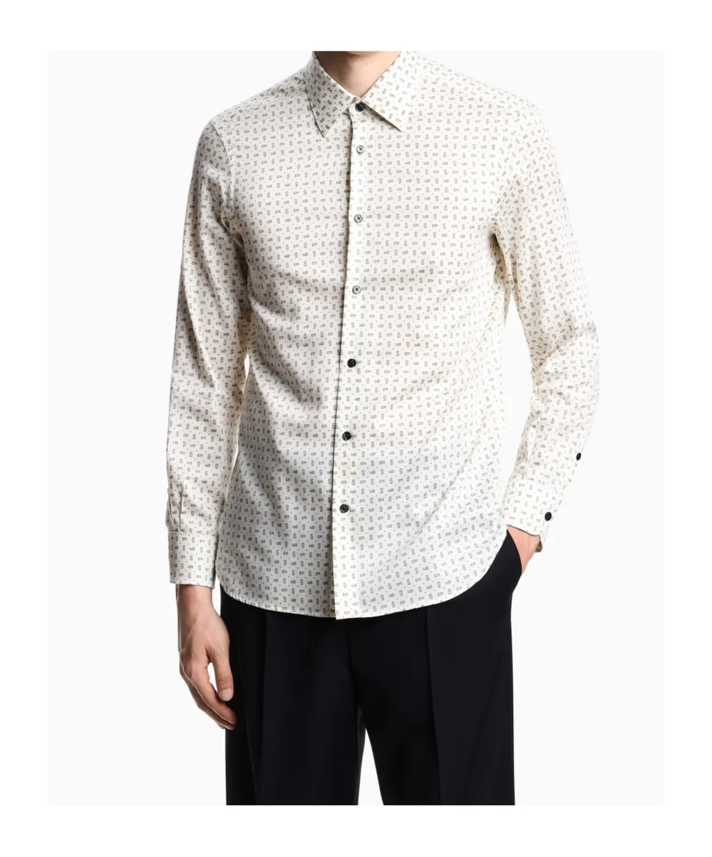 Logo-Print Long-Sleeve Shirt