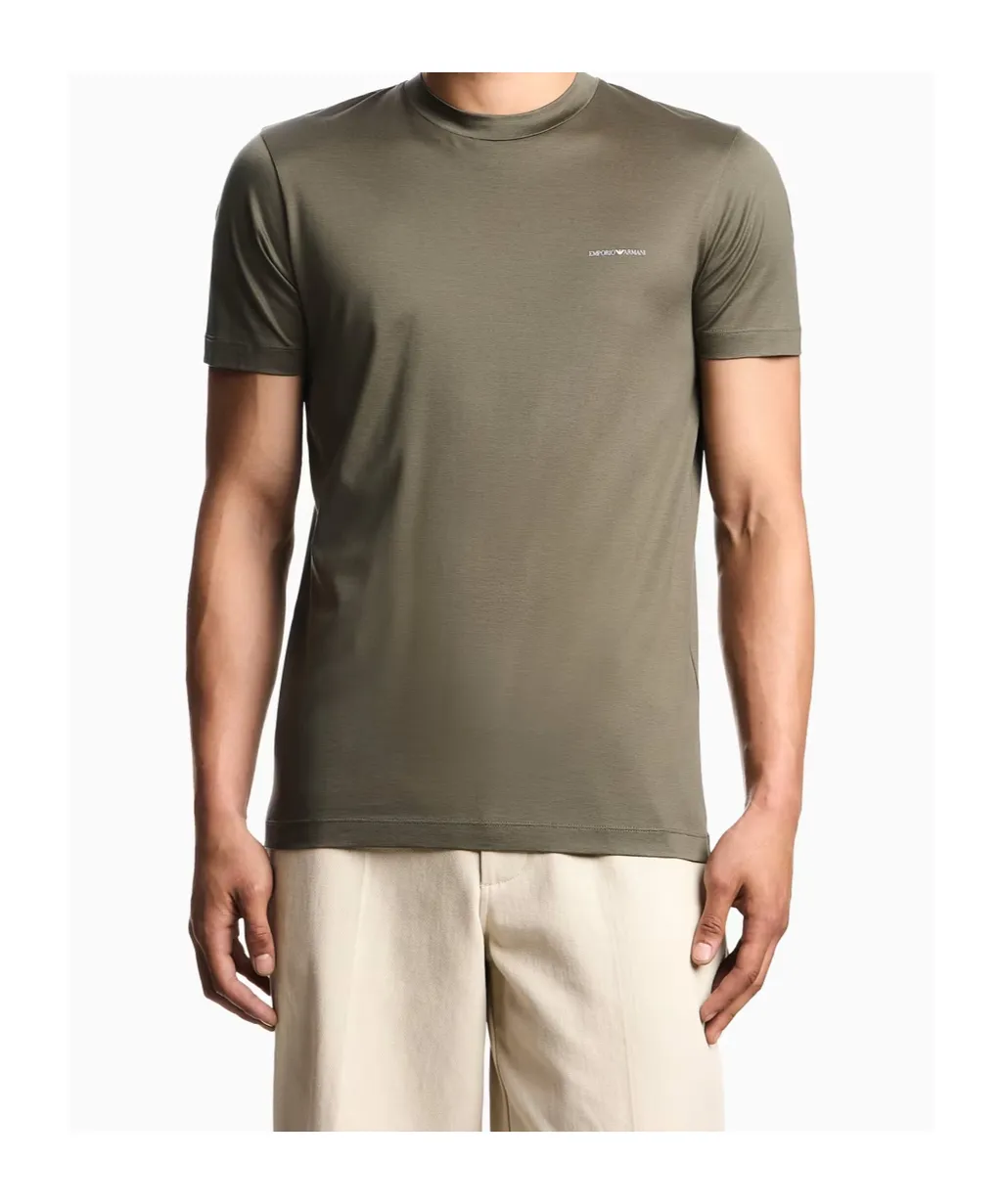 Logo-Print Crew-Neck Jersey T-Shirt