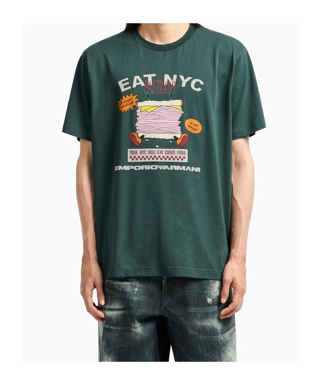 Graphic-Print Cotton T-Shirt
