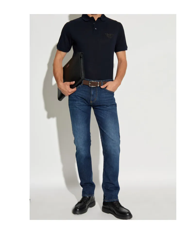 Logo-Motif Jeans