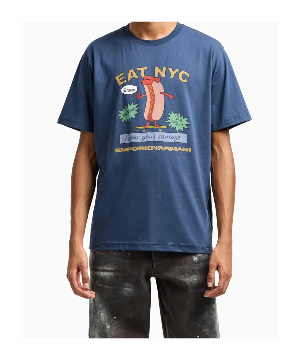Graphic-Print Cotton T-Shirt