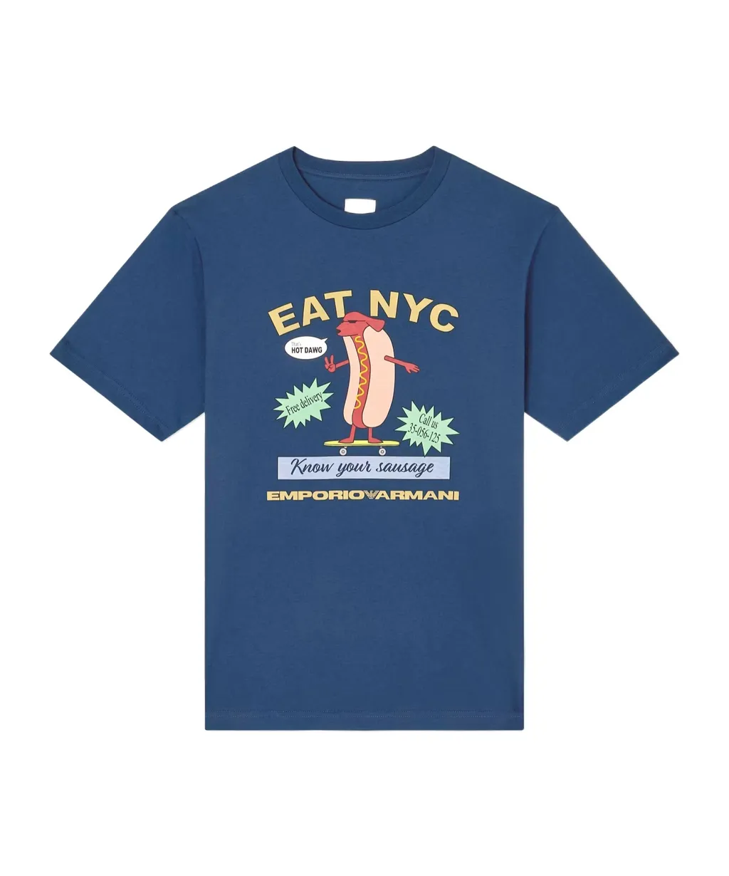 Graphic-Print Cotton T-Shirt